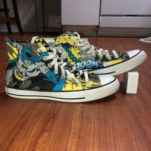 DC Comics Batman Comic Book Strip Sneakers